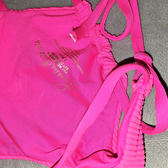 Neon Pink Frankies Bikini Set - Picture 5 of 5